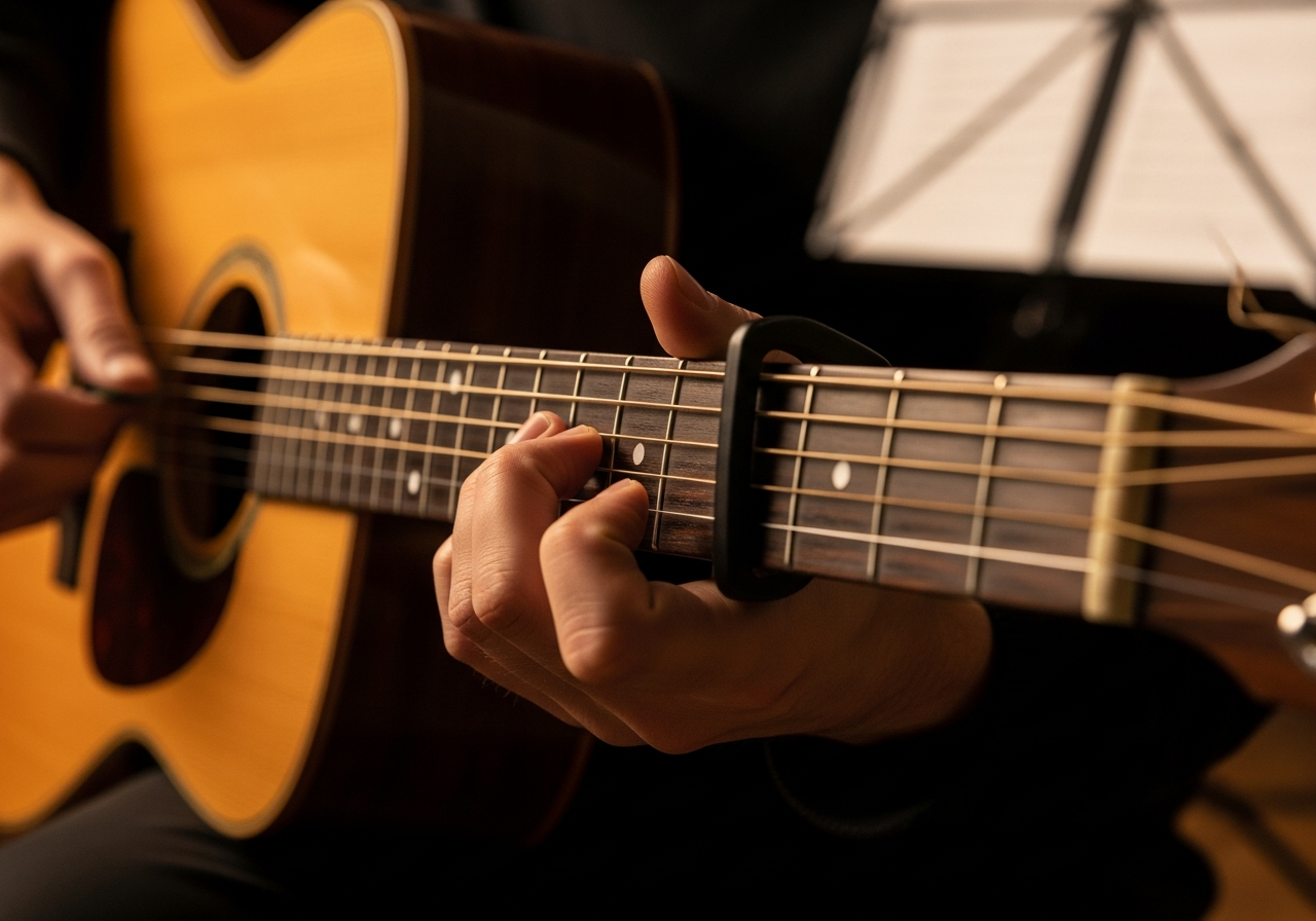 Разбор техники игры на гитаре