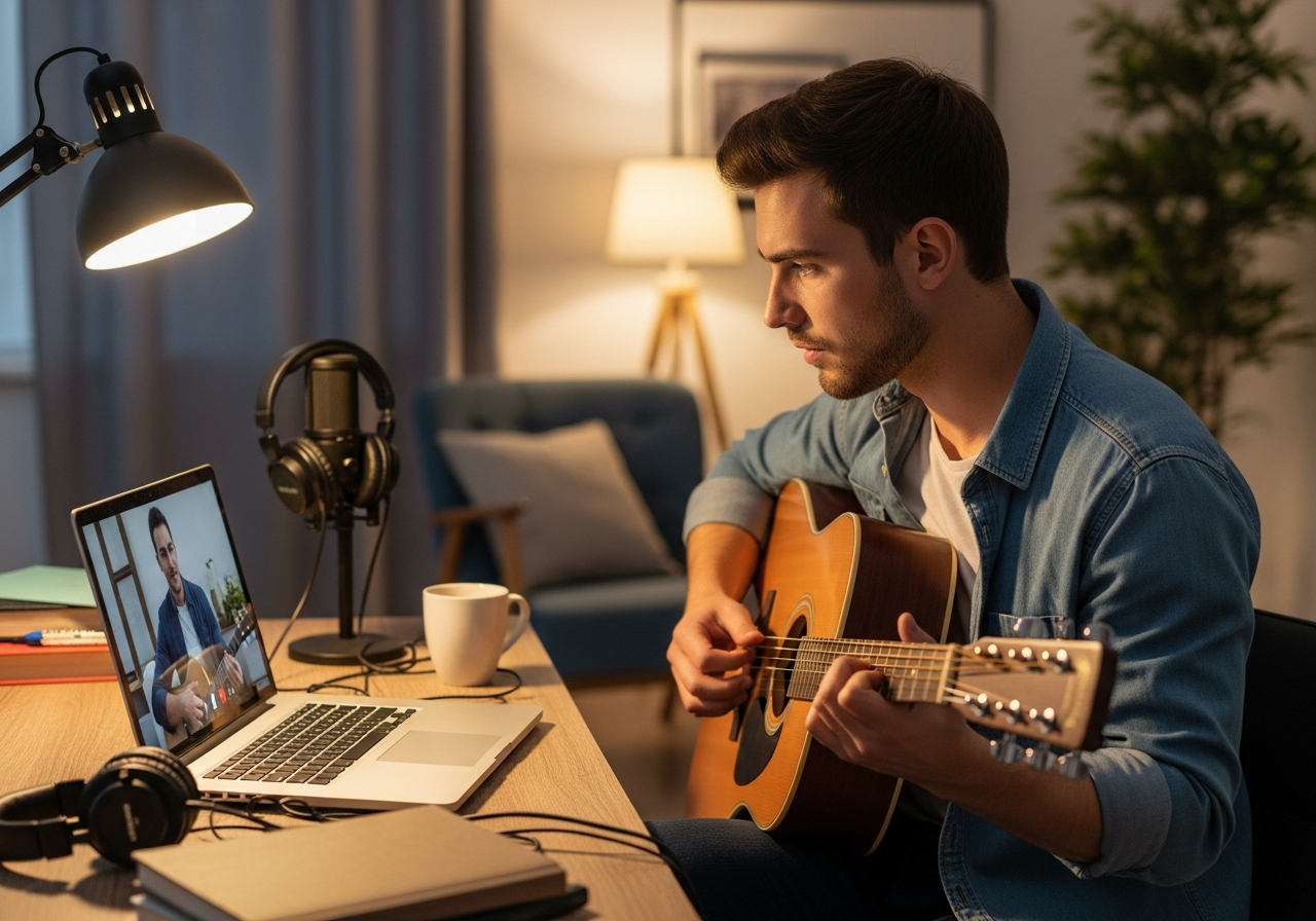 Индивидуальный онлайн-урок гитары